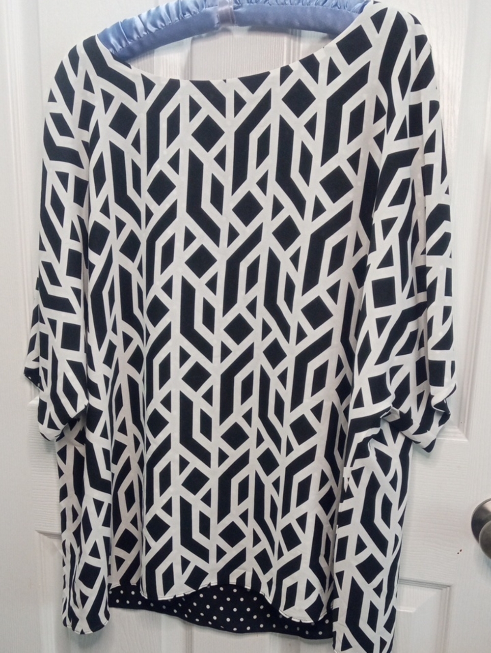 CHICO'S REVERSIBLE BLOUSE
